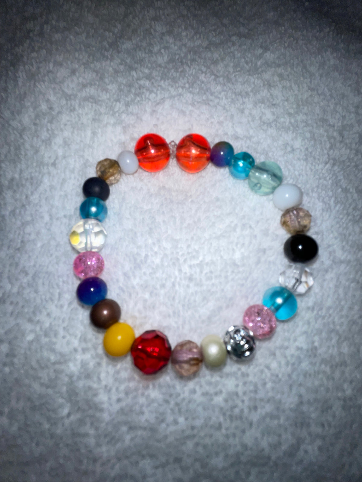 Rainbow Brights Beaded Bracelet